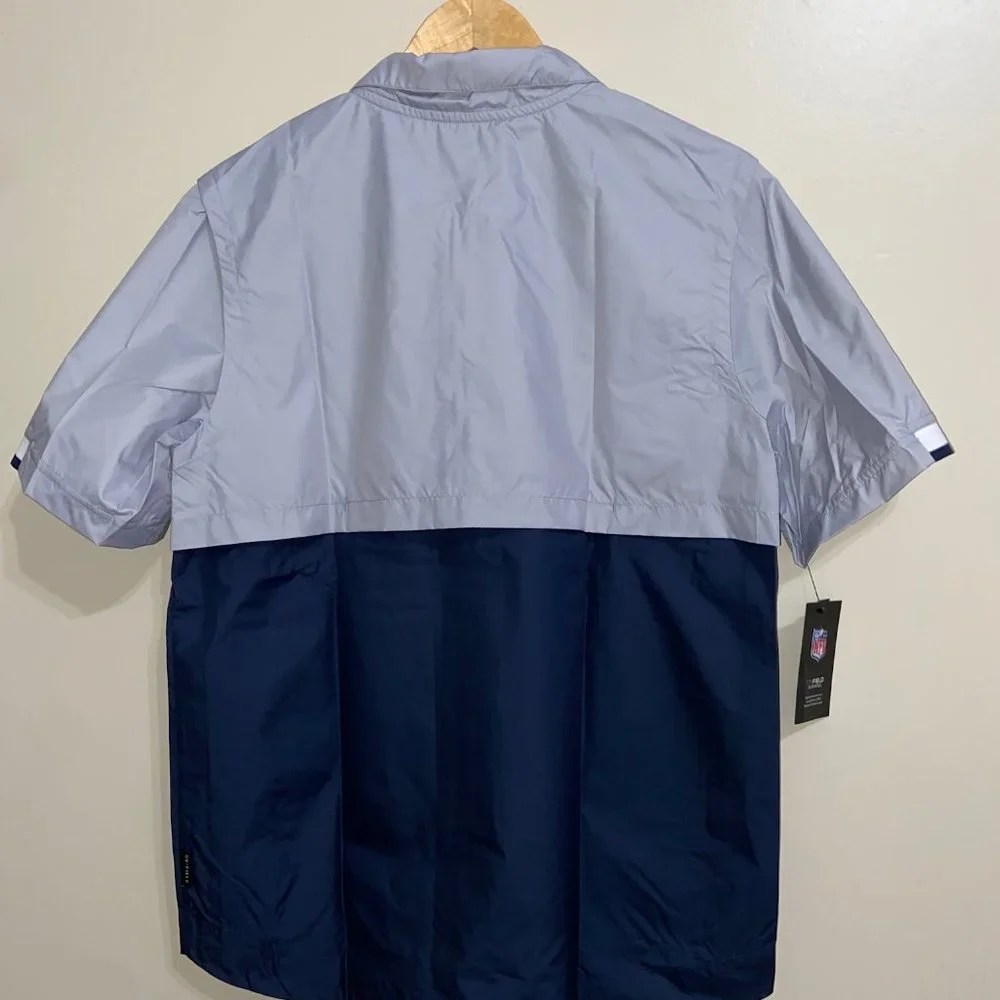 Nike NFL New England Patriots On-Field Sideline Coaches Half-Zip Jacket Mens M